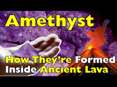 Amethysts: How They Are Formed Inside Ancient Lava