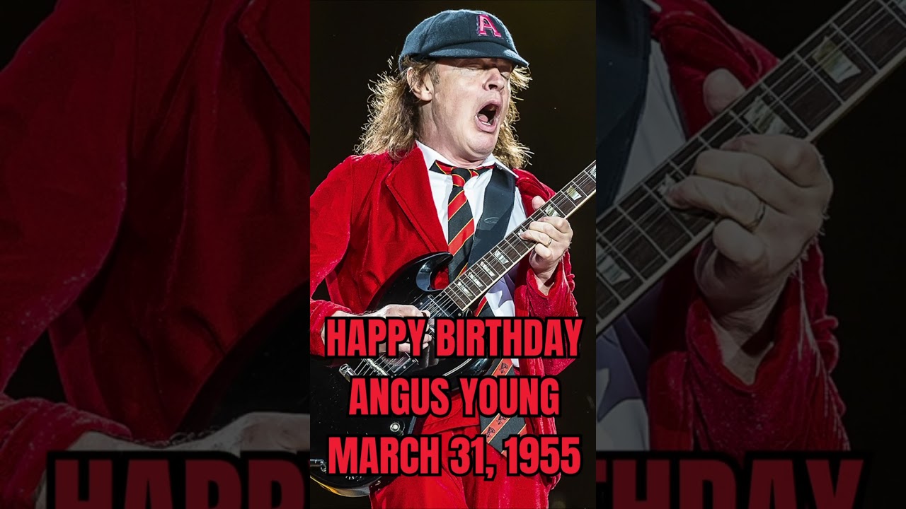 Happy 70th Birthday to Angus Young born on this day March 31, 1955. #music #musicgenre #rock #guitar