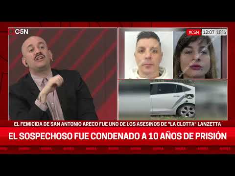 SAN ANTONIO DE ARECO: The accused was one of those convicted of the crime of Claudio Lanzetta.