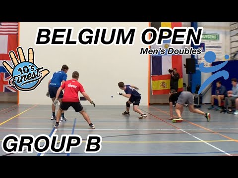 Belgium Open (Men’s Doubles) | Group B: Luke 🇬🇧 and Sacha 🇪🇸 VS. Guillaume and Tanguy 🇧🇪