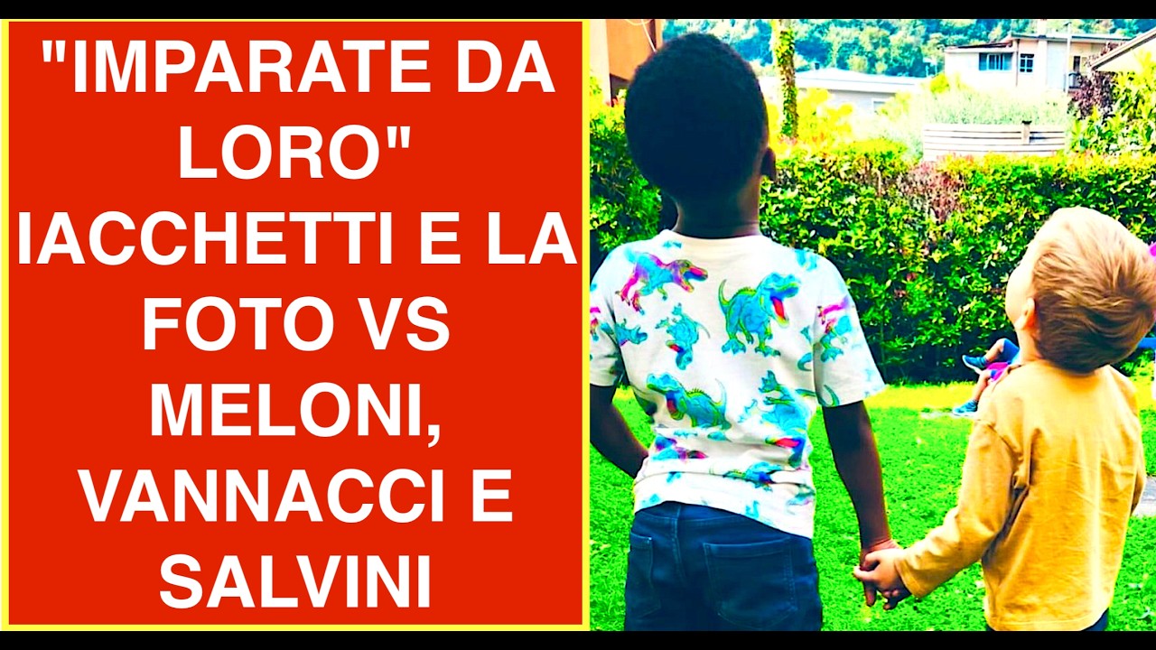 "IMPARATE DA LORO" IACCHETTI E LA FOTO VS MELONI, VANNACCI E SALVINI