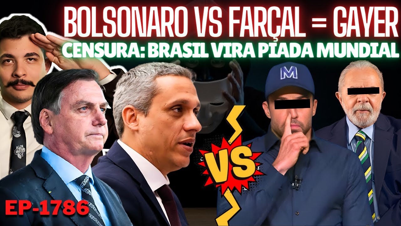 Bolsonaro vs Marçal: GAYER Expõe a FARSA + CENSURA: Brasil VIRA Piada Mundial e Esquerda RACHA.