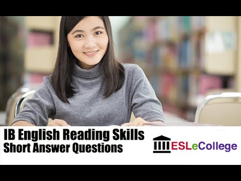 IB English B Reading Paper 2