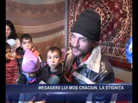 Mesagerii lui Mos Craciun, la Stignita