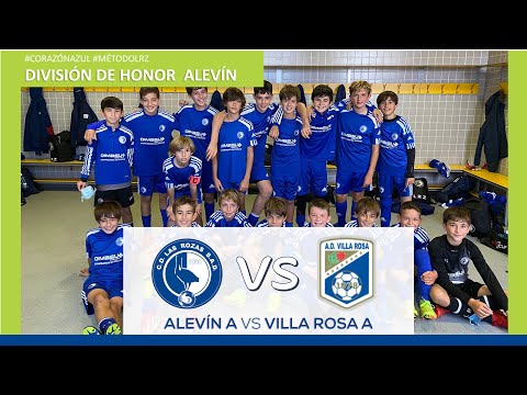 🔵 Partido Directo CANTERA LRZ: ALEVÍN A 🆚  A. D. VILLA ROSA A