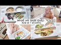WHAT MY BABY EATS || 7 MONTHS || BABY LED WEANING #1