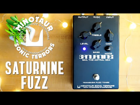 Minotaur Sonic Terrors Saturnine Fuzz (Based on the Boss FZ-2 Hyper Fuzz) 2021 Black / Silver image 3