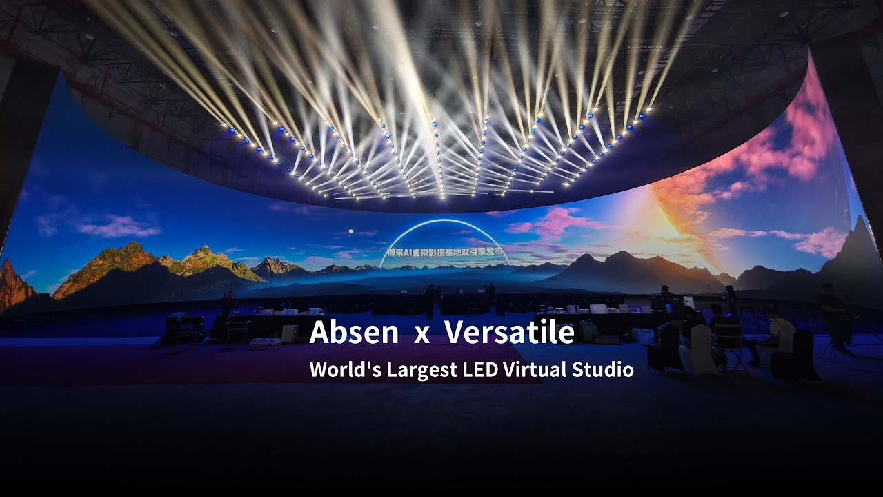 Absen X Versatile | World's Largest LED Virtual Production Studio - YouTube
