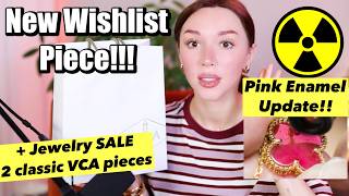 New Van Cleef Wishlist Piece | Jewelry Sale | Pink Enamel Update #vancleefbracelet #cartierbracelet