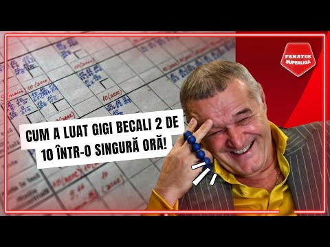 FABULOS | La ce materie a avut Gigi Becali NOTA 10 si a mers la OLIMPIADA