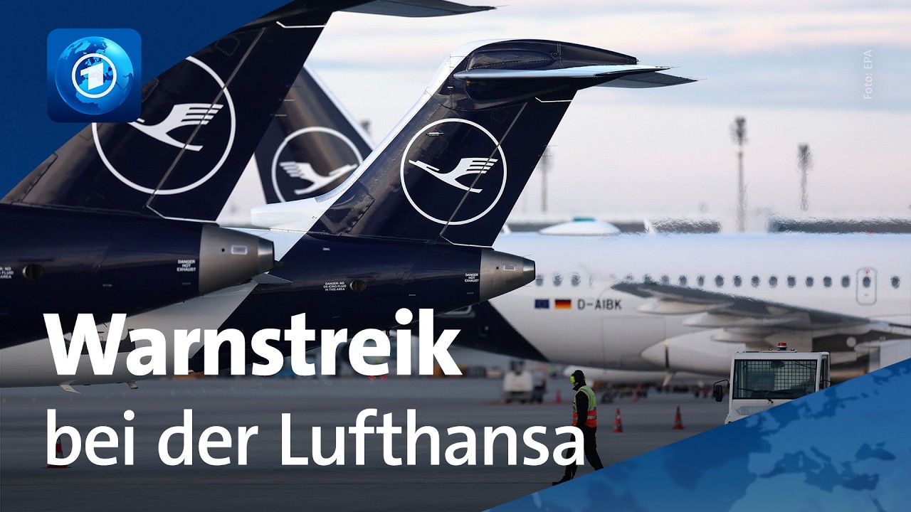 Warnstreik bei der Lufthansa: In Frankfurt fallen hunderte Flüge aus