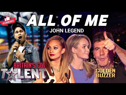 Very Beautiful Voice Singing the Song All Of Me - John Legend On Biggest  Stage Britain's Got Talent