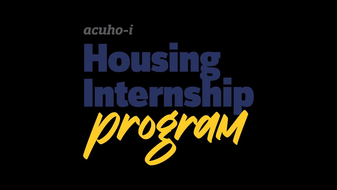 2024 ACUHO I Housing Internship Program Information Session