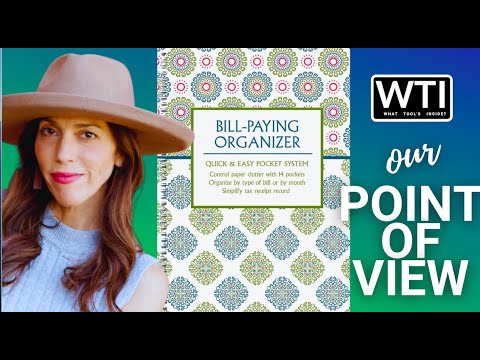 Fresh Patterns Bill Paying Book - WTI product video review