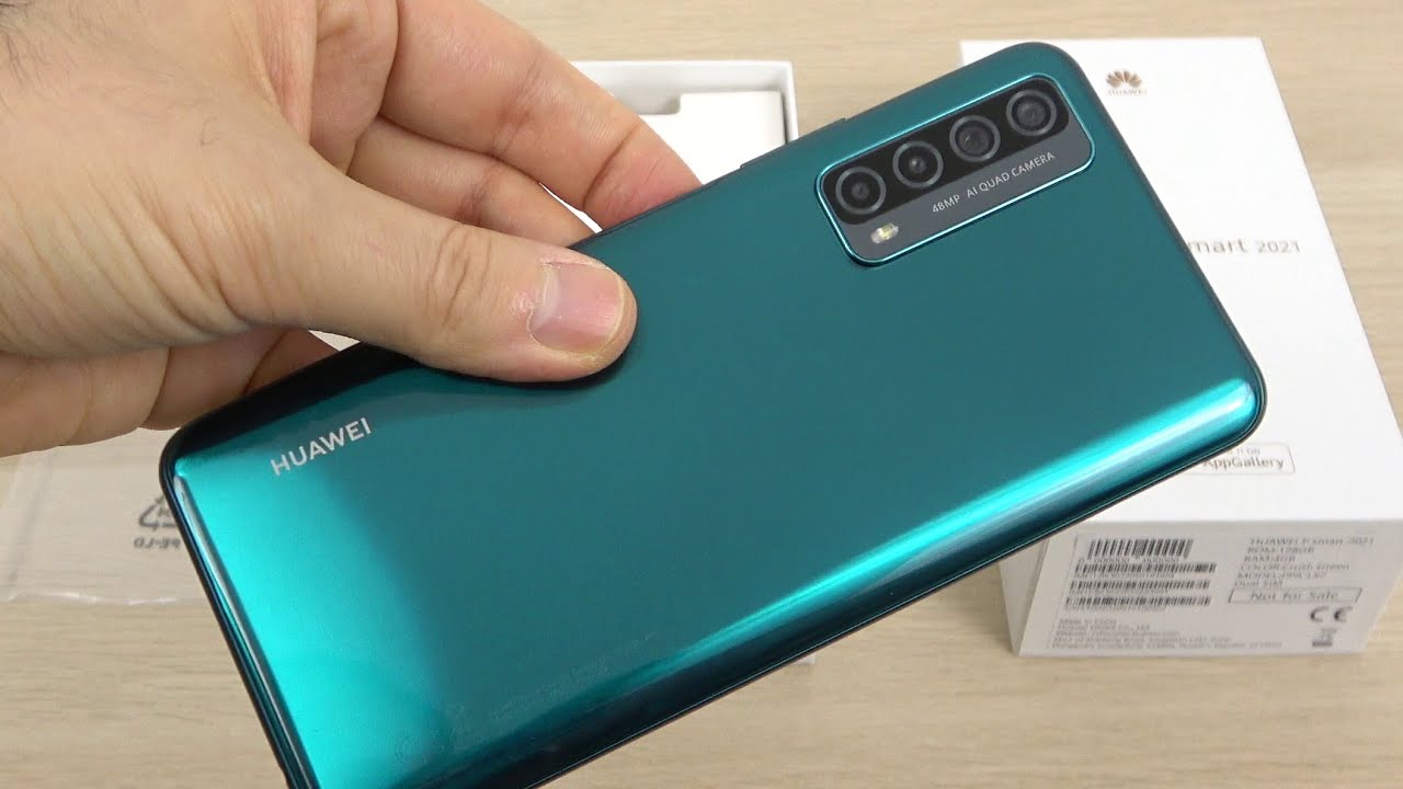 Huawei P Smart 2021 Unboxing (Midrange Quad Camera Phone With Large Battery)