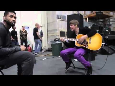 Thumbnail for Justin Bieber, Usher   Jaden Smith   backstage Grammy rehearsals by Justin Bieber