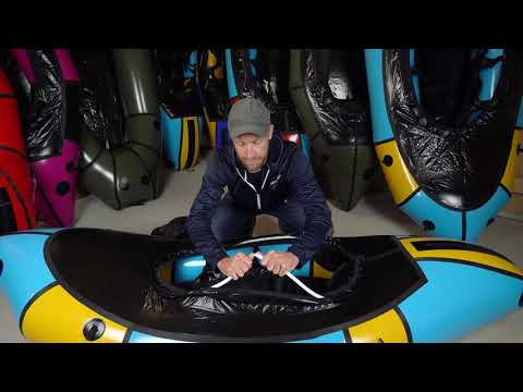 PACKRAFT TUTORIAL - Alpacka Whitewater Deck - Packraft Spraydeck and Coaming Installation (2021)