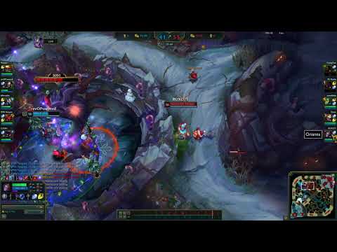 League of Legends - SNOW BATTLE ARURF - Orianna Stealing Baron