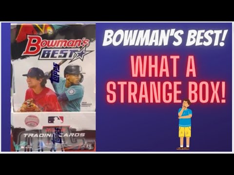 2022 Bowman’s Best Hobby Box 4 Autos Per Box ** 😮 What a Strange Box!! **