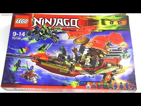 Built in 60 seconds: LEGO Ninjago Final Flight of Destiny's Bounty 70738