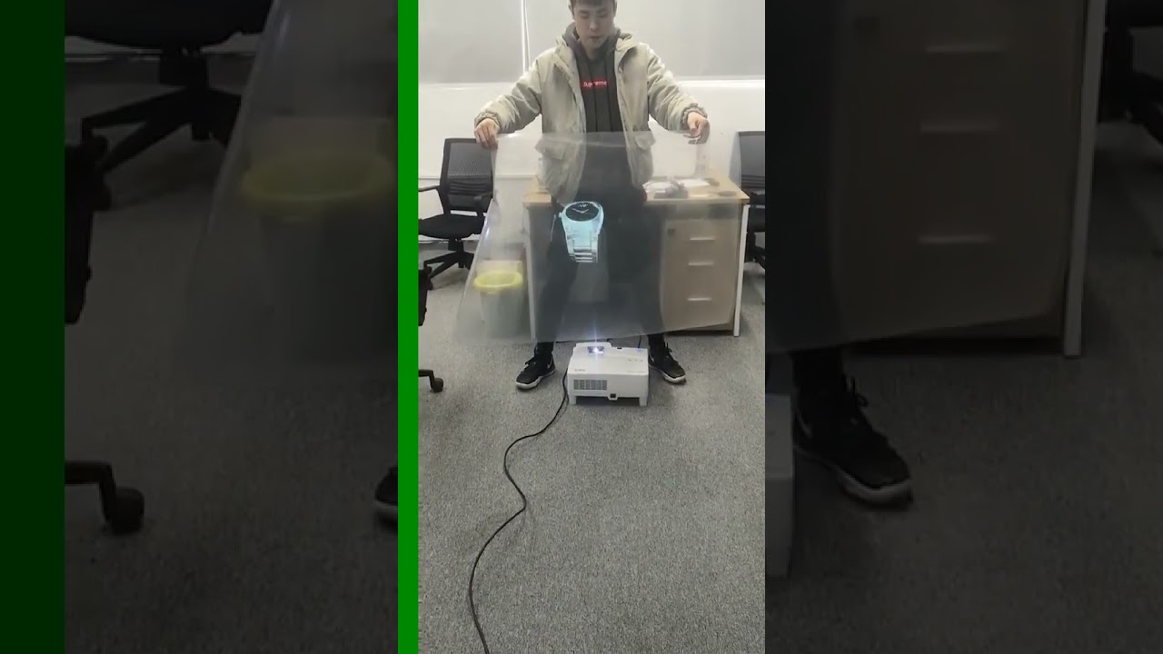 3d Transparent Hologram Film For Projectors NIW