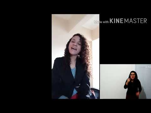 Amanhecer ( cover Sarah Margutt) com interpretação em LIBRAS ♥️
