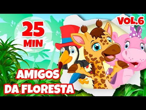 Amigos da Floresta Vol. 6 - Giramille 25 min | Desenho Animado Musical