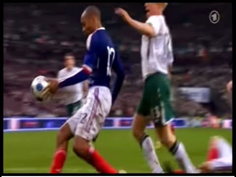 Gol roubado Da França x Irlanda na Eliminatórias da Copa 2010 - mão na bola Thierry Henry