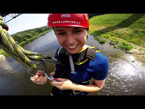 Vaiva Deksnytė | Ropejumping @ Baltosios Rožės tiltas, Alytus | www.ropejumping.lt