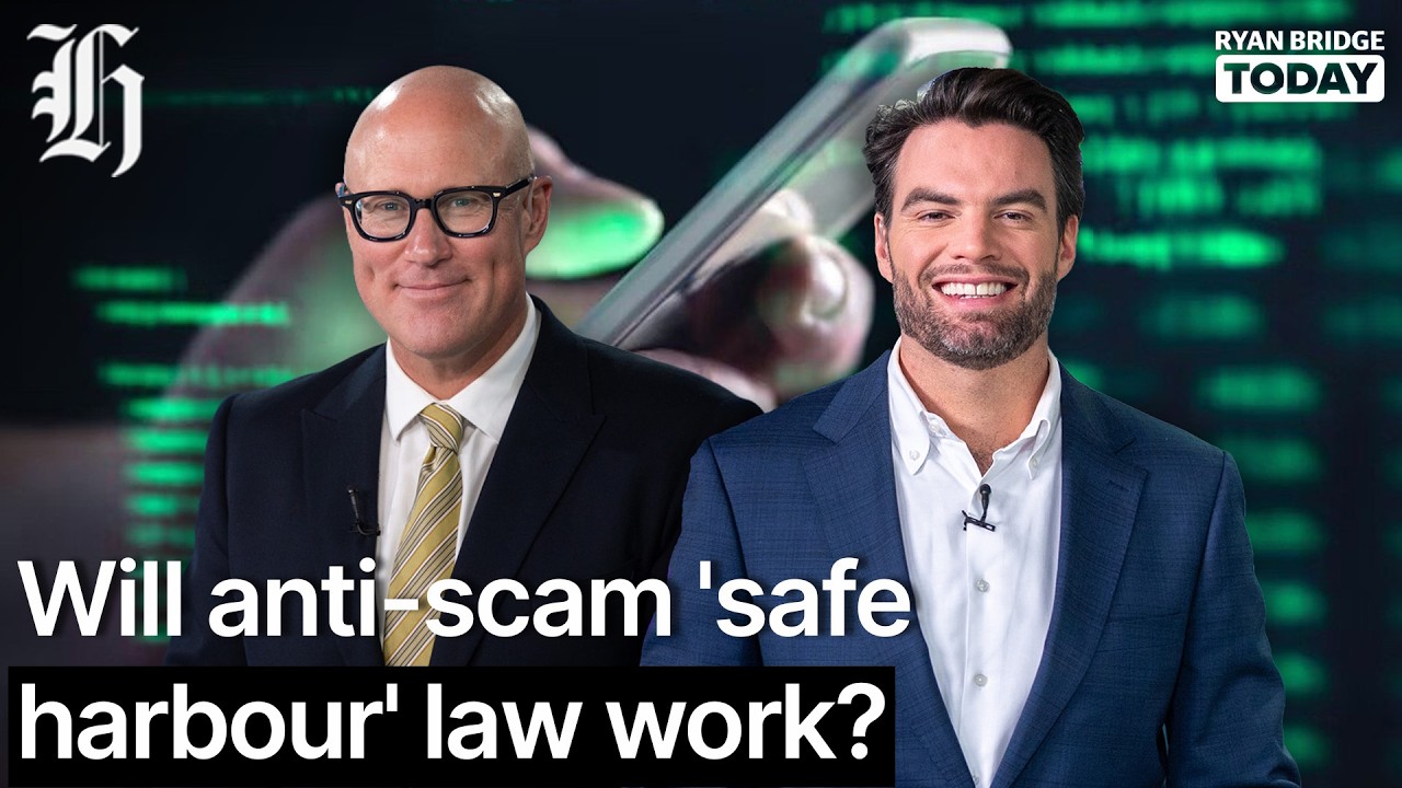 Will anti-scam 'safe harbour' law work? | Ryan Bridge TODAY