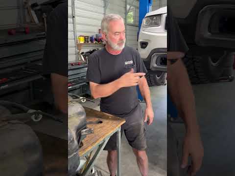 2014 Jeep Grand Cherokee gas tank removal/fuel pump replacement hack.