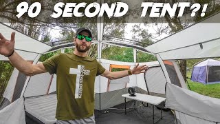 90 Second Tent Setup! Family Tent Review and our Tent Camping Must Haves!