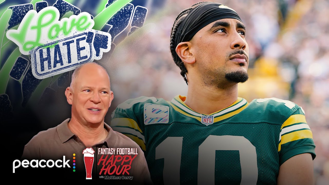 Lower expectations for Jordan Love, Drake Maye in Week 8 | Fantasy Football Happy Hour | NFL on NBC