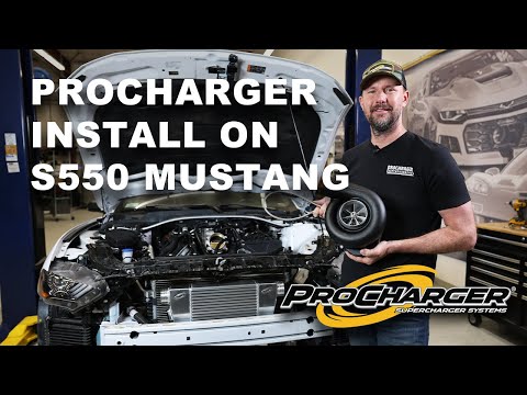 ProCharger Supercharger Install on S550 Mustang | HUGE HP Gains!! #procharger #mustang