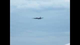 preview picture of video 'lowestoft air show, quick clip of B17 Sally b, 23rd 2012 what a great sound'