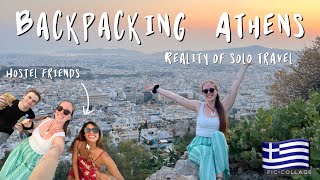 Athens Hit Me Differently 🇬🇷 | Solo Travel Highs, Hostel Life & City Views