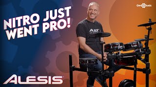 Video thumbnail for The Nitro just went PRO! Alesis Nitro Pro Electric Drum Kit!   | Gear4music Drums by Gear4music Drums