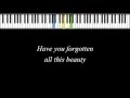 The Gathering - Forgotten (piano/voice arrangement)