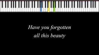 The Gathering - Forgotten (piano/voice arrangement)