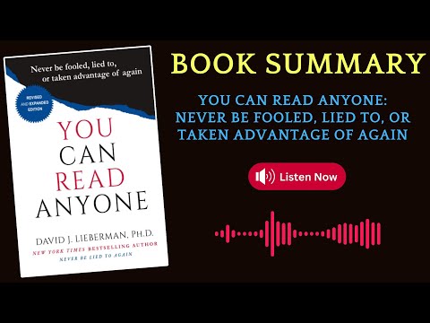 Summary of  You Can Read Anyone by David J. Lieberman | #AudioBook #booktok #booksummary #booktube