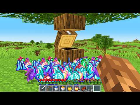 Minecraft ama HER ŞEY SANDIK