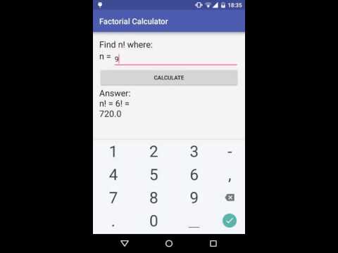 Factorial Calculator Video