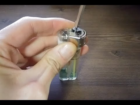 How to Refill a Disposable Lighter - The Easy Way