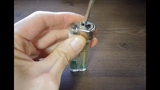 How to Refill a Disposable Lighter - The Easy Way