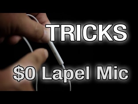 Filmmaking Tricks - The $0 Lapel Mic and Recorder  - The Basic Filmmaker Ep 66