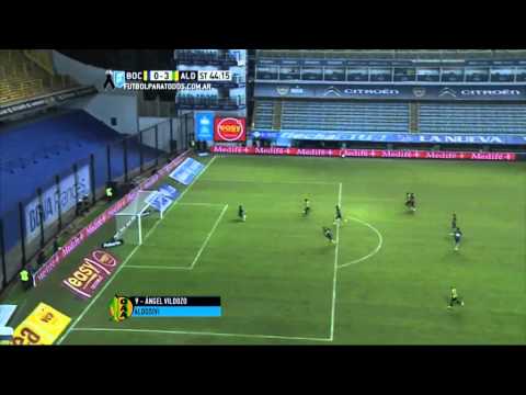 Gol de Vildozo. Boca 0 - Aldosivi 3. Fecha 13. Primera División 2015. FPT.