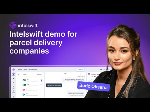 Intelswift demo of AI agents for parcel delivry companies
