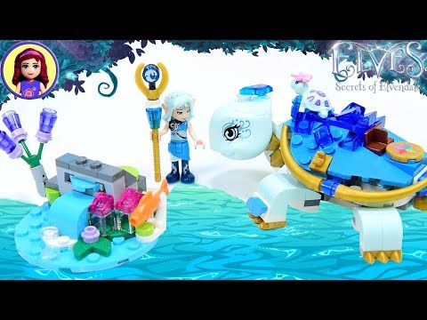 Lego Elves Naida & the Water Turtle Ambush Build Review Silly Play Kids Toys