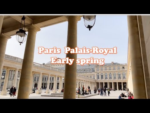 [Paris] Passeio no início da primavera / Palais Royal / Corredor histórico e piquenique no jardim