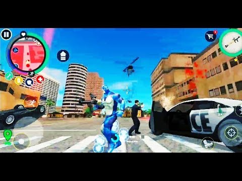 Rope hero big helicopter!rope hero vice town new update!rope hero vice town! rope Hero new gadget#61